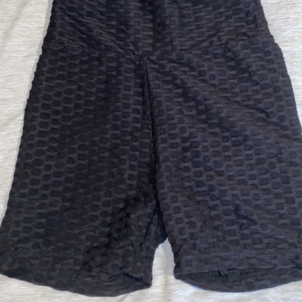 Scrunch black spandex